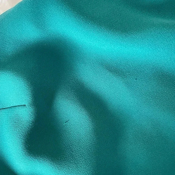 Banana Republic teal ruffle mini dress - Picture 9 of 9